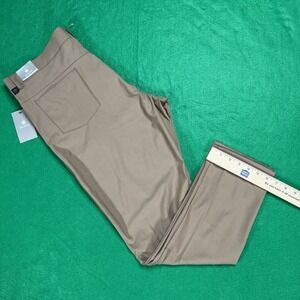 Apana Tech Pants Men's Large 36 Cub Brown Standard Fit Moisture Wicking Stretch